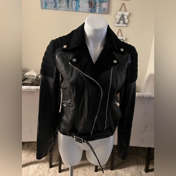 Artelier by Nicole Miller 100 % buttery soft Genuine Leather Jacket .NWOT size S - Picture 11 of 16